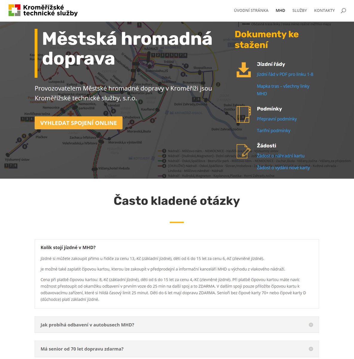 veteiks's tweet photo. Makám na novém webu pro Kroměřížské technické služby
#kromeriz #novyweb #mhd https://t.co/upOYPlsvW3