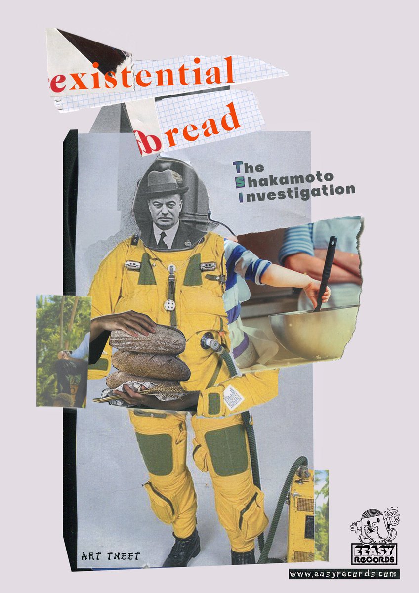 The Shakamoto Investigation (@shakamotothe) on Twitter photo "Clocking in at just over half an hour, Existential Bread is an exhilarating and fun listen, while simultaneously dripping in both personality and substance."
‘Existential Bread’ out on <a href="/eeasyrecords/">TAKIN’ IT EEASY</a> on the 29th January! Available to pre-order on Vinyl and CD from link in bio! "Clocking in at just over half an hour, Existential Bread is an exhilarating and fun listen, while simultaneously dripping in both personality and substance."
‘Existential Bread’ out on <a href="/eeasyrecords/">TAKIN’ IT EEASY</a> on the 29th January! Available to pre-order on Vinyl and CD from link in bio!