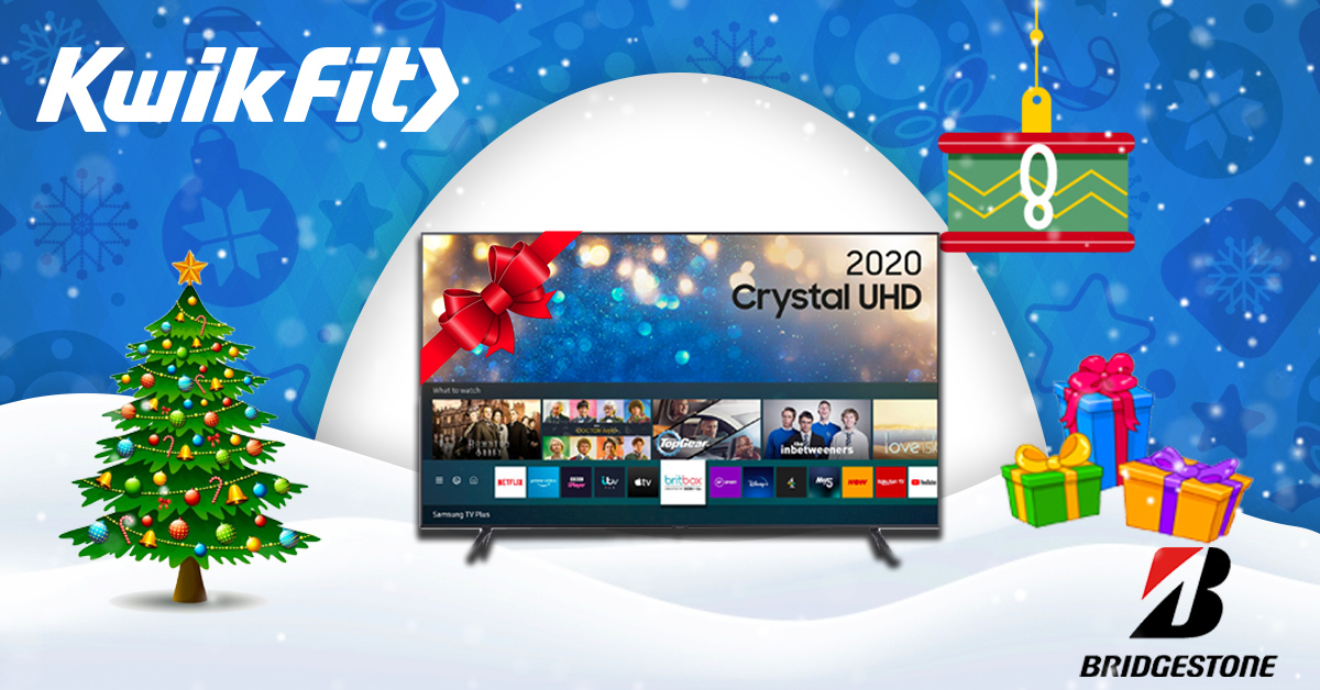 Kwik_Fit's tweet image. 📺 Win a Samsung TV in day 8 of #Kwikmas courtesy of @BridgestoneUK 📺 

To enter, simply RT this post, comment your favourite TV show &amp;amp; follow us @kwik_fit! 

#adventcalendar #competition #giveaway #xmas #tuesdaymotivation