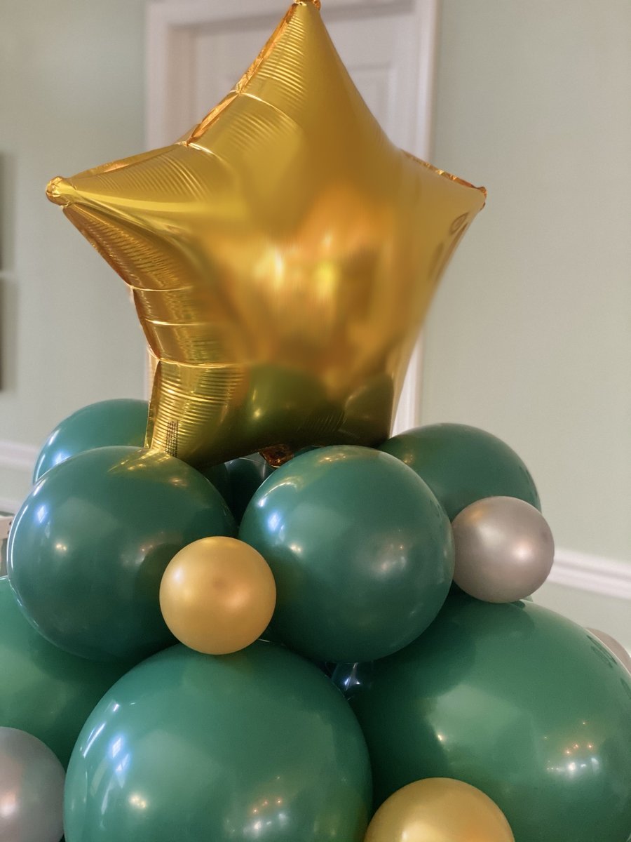 AstraEVP's tweet photo. Balloon Christmas Tree!
Add this festive balloon arrangement to your holiday decor! Great for office or home.
The tree stands approximately 5.5 high and 3.5' wide at the base. Taking orders now! $75 Delivered to your location (NJ/PA/DE)
Message melissa@astraevp.com https://t.co/4RRUb9W1k8