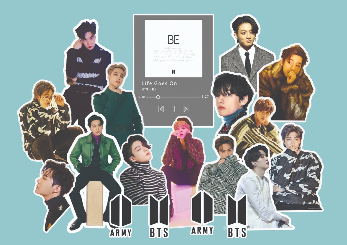 Flawsomela's tweet photo. for bts lovers.... BE album stickers are on sale now.
https://t.co/h7jE06qRV9

#BTSDaesangSweep  #BangtanSonyeondan #btsetsy #BTSxMAMA #BTS_BE #BTSxMMA #btsis7 #GetWellSoonYoongi #YoongiHeavenly #btsgrammy #LifeGoesOnWithBTS #LifeGoesOn1onHot100 #BlueAndGrey #FlyToMyRoom https://t.co/82quFnoqKF