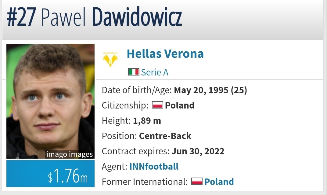 Scouting Polska On Twitter Worth Monitoring Pawel Dawidowicz This Season We Need More Depth At The Centre Back Position As Pawel Bochniewicz Has Been Poor For Hopefully Dawidowicz Can Keep His Starting