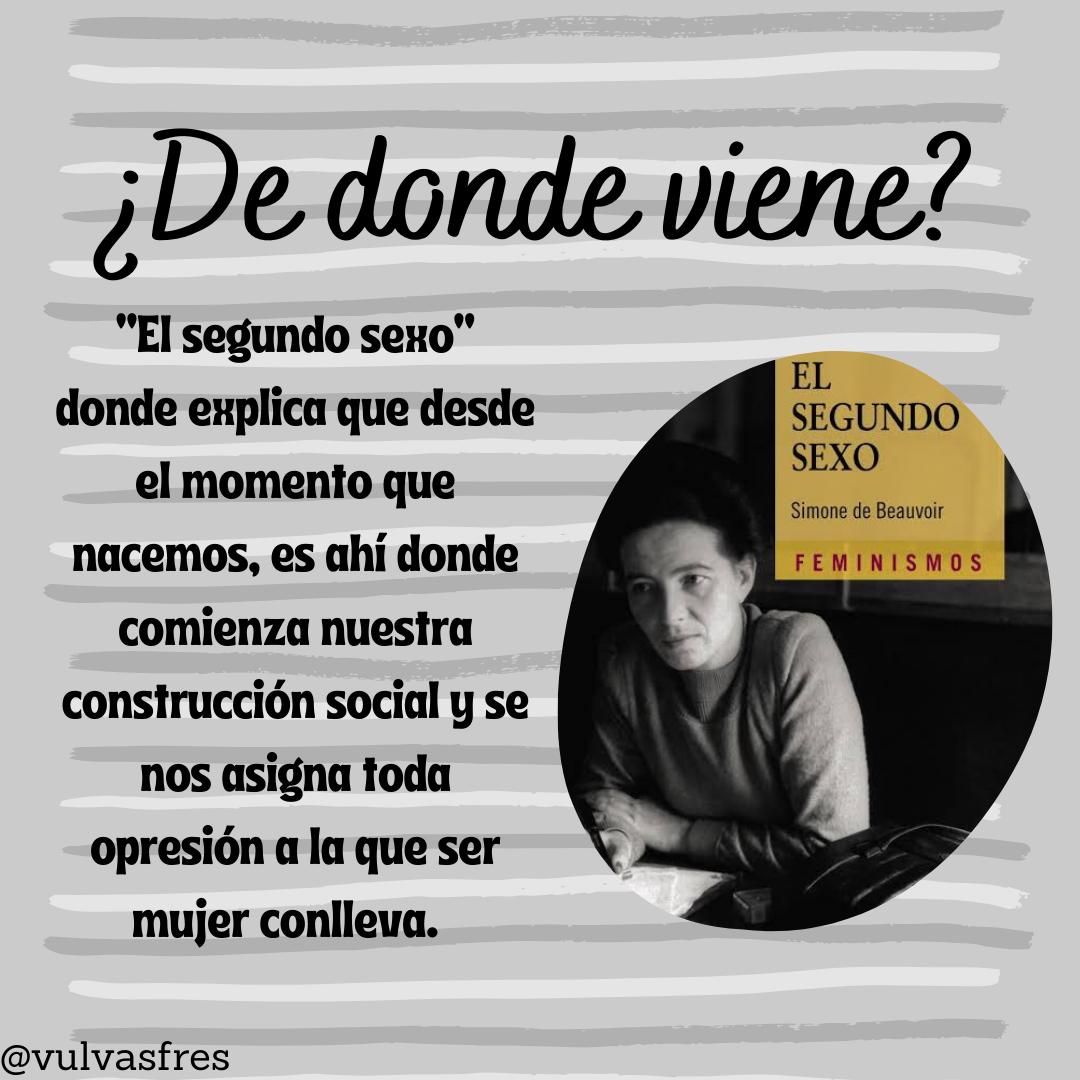 vulvasfres's tweet photo. ¿Qué trata de decirnos #SimoneDeBeauvoir?
#Feminismo #Radfem 💜🖤 https://t.co/2T7g0rIcsl