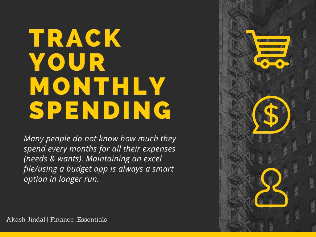 Keeping a track of your monthly spending can be helpful for both planning and tracking your future debts and credits.
Also such records are useful while filing income tax returns.
 
#FinancialFreedom #financialeducation #financialplanning #akashjindal
#motivationalspeaker