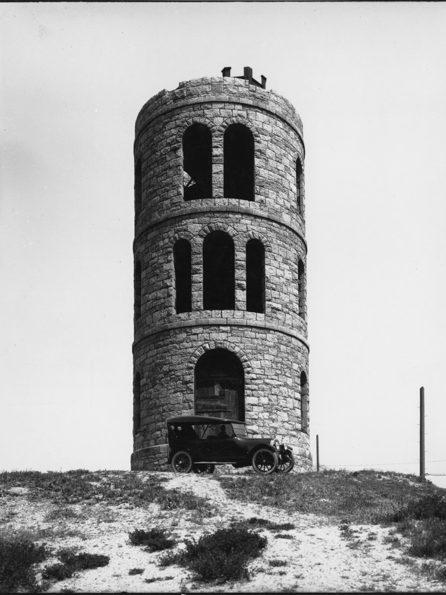 Anderson Tower at 6th Avenue and A Street (zoom in on the second photo to see its position overlooking the city).