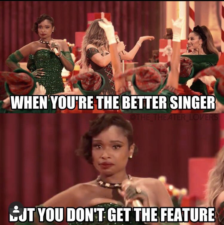 aubarndoc's tweet photo. @IAMJHUD dressed like the Jessica Rabbit of Christmas and belted notes while controlling her tone to make this song work. Give her the respect she deserves because if the reigns were off, she could blow anyone off the roof with her prowess. #OhSantaRemix #ohsantaiscoming https://t.co/wzpkrrHQn6