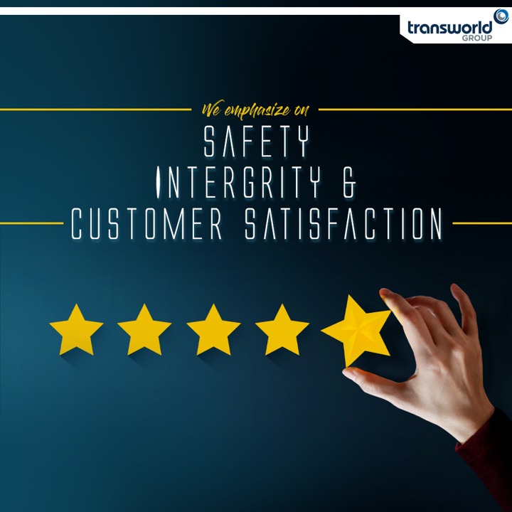 TransworldTweet's tweet photo. We are aligned to a higher purpose of delivering prosperity and continue to remain committed to our customers &amp; delivering services focusing on #CustomerCentrality, #Integrity, and #Transparency.
Know more: https://t.co/kkBrQgqWeT
#TransworldGroup #Shipping #Logistics #OurValues https://t.co/7MAdgWdJG4
