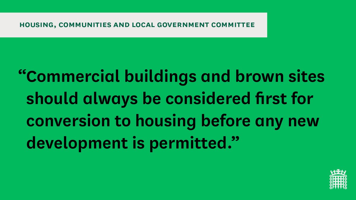 Participants favoured using brownfield site and reusing existing buildings over greenfield sites.One person stated: