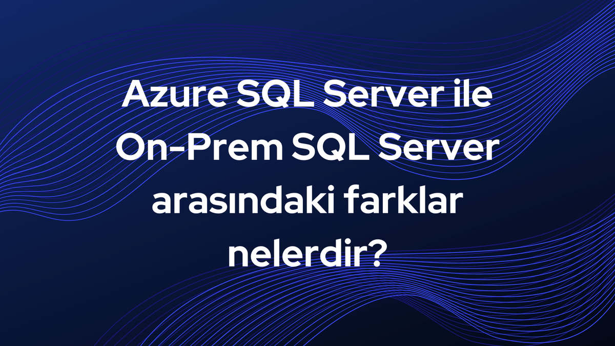 mshowto's tweet image. Yazarlarımızdan Çağlar ÖZENÇ hepimizin merak ettiği bir konu olan Azure SQL Server ile On-Prem SQL Server arasındaki farklar nelerdir? bizlere anlatıyor.
buff.ly/37H67Cl
#azuredatabase #azuresqlserver