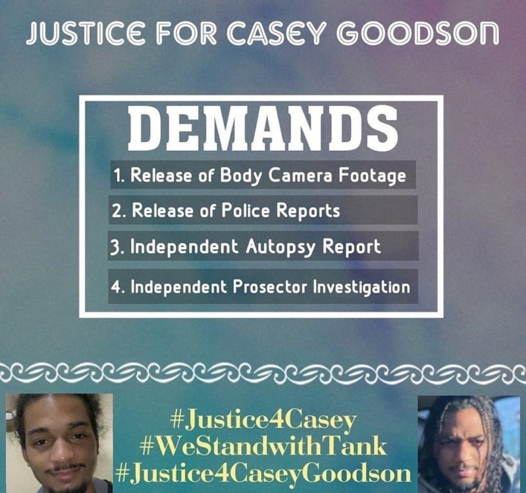 TO SUPPORT CASEY GOODSON’S FAMILY: