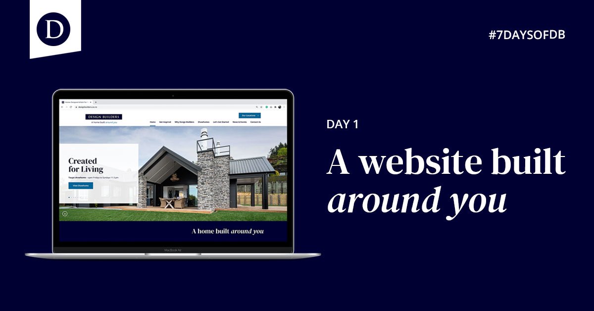 While busy helping you with your projects, we’ve also been working on a little project of our own. Our new website is now live!
Over the next seven days we will showcase some of the new features and benefits of the site, built with you in mind.
designbuilders.co.nz