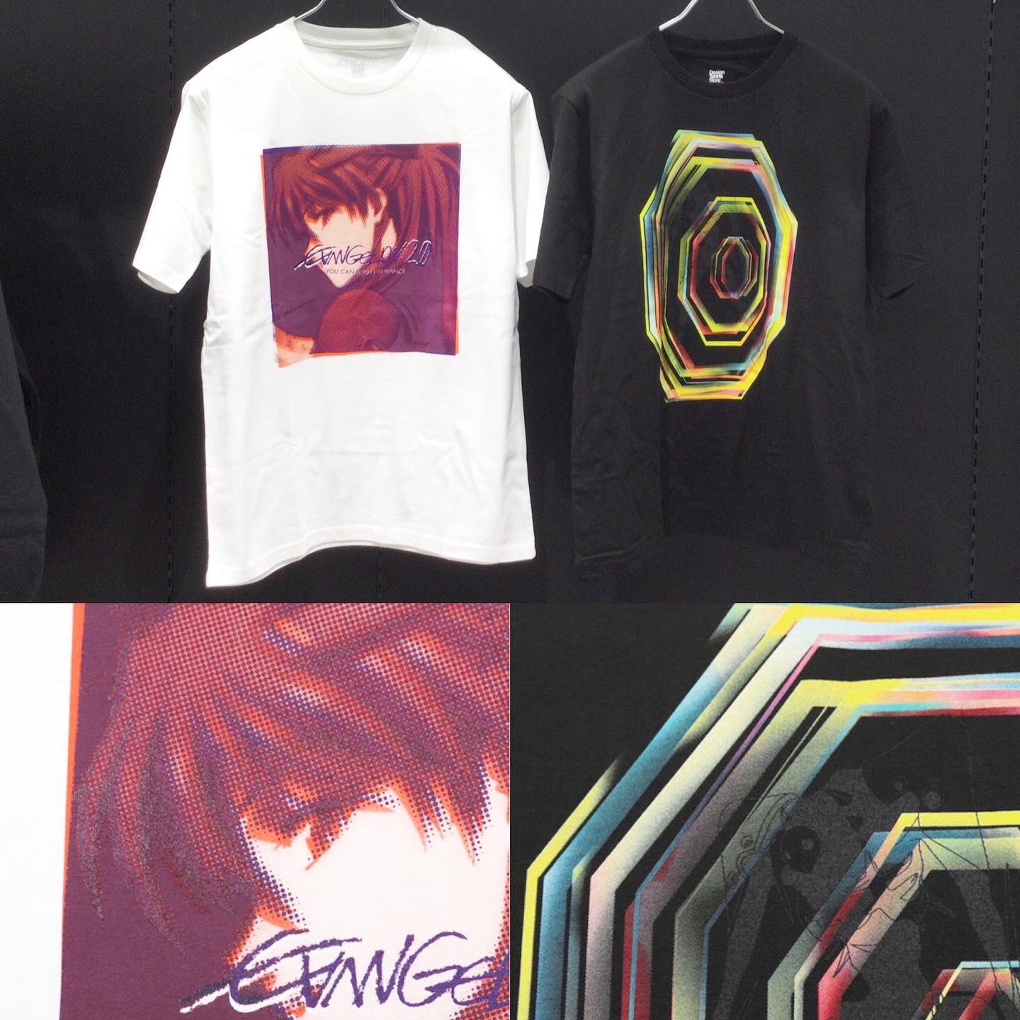 エヴァンゲリオンストア東京01 池袋 Sur Twitter 新商品 Eva Graniphコラボレーションtシャツ 初号機 式波 アスカ ラングレー 第4使徒 パイロット 綾波を返せ が入荷 パイロット 達が描かれたイラストや 使徒が展開する A T フィールド 背面に大きく
