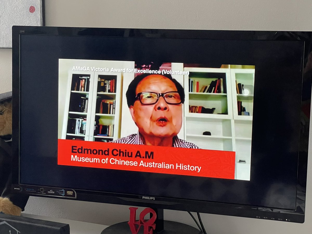 ethelee22's tweet photo. Congratulations to Prof Emeritus Edmond Chiu! Your dedication and work ethics is an inspiration to us in the @chinesemuse ! #amaga20 @AMaGA_Victoria #amaga2020 #museums #volunteers https://t.co/QDstEtc11u