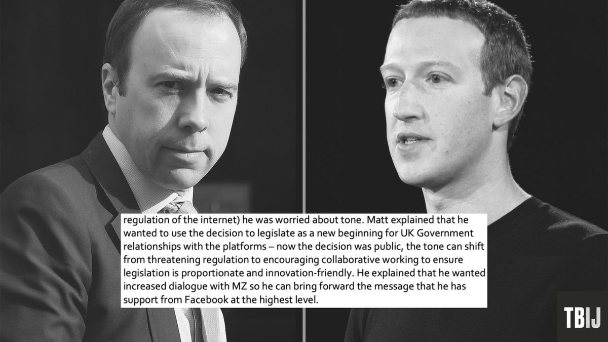 Determined for "a new beginning" for the government's relationship with social media platforms, Hancock made clear he sought “increased dialogue” with Zuckerberg, in order to show he has support from Facebook at “the highest level”