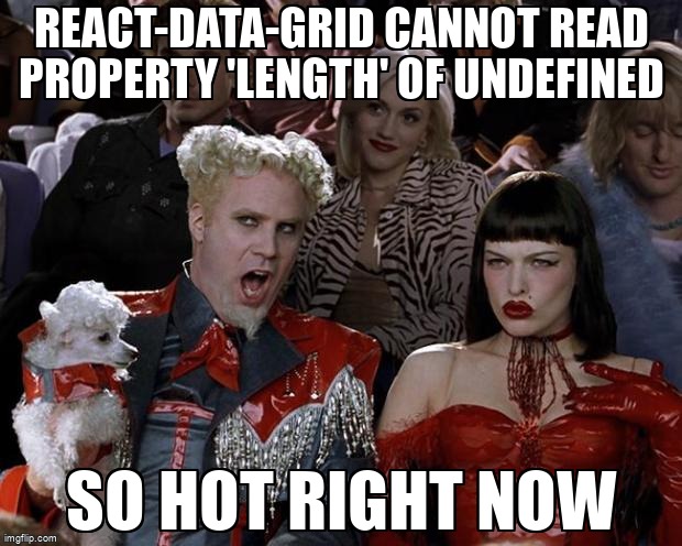 overflow_meme's tweet image. react-data-grid cannot read property 'length' of undefined stackoverflow.com/questions/6485… #reactjs #reactdatagrid