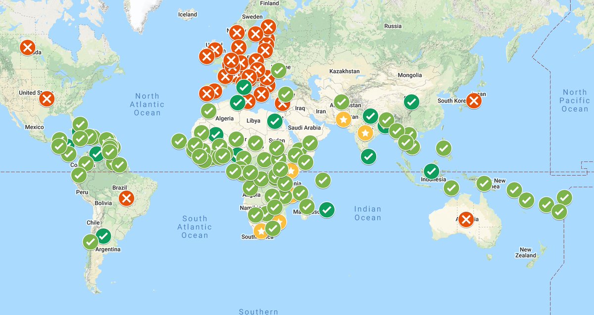 oommen's tweet image. A very stark map. 

Richer countries are opposing a proposal by India &amp;amp; South Africa that would allow more countries to manufacture &amp;amp; access #COVID19 medical tools.

It&apos;s going to be discussed at the WTO General Council meeting on 10th of December. 

#NoCovidMonopolies please.