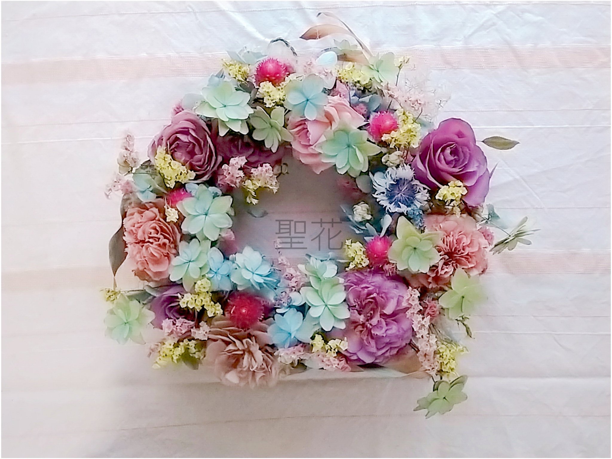 Flower Atelier Seika クリーマ にて販売中の ドライフラワーリース T Co 5ojace8e0v どなたかの お気に入り になりますように 聖花 では プリザーブドフラワー ドライフラワー アーティフィシャルフラワー を素材に アレンジメント