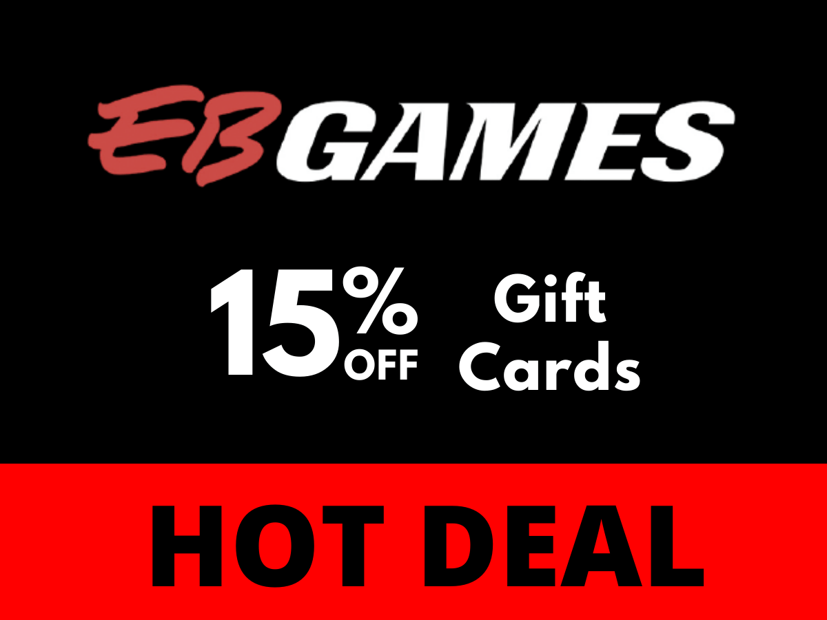 VouchaGiftCards's tweet photo. PRICE DROP ⬇️ 

EB Games Gift Cards 
Were 10% OFF 
NOW 15% OFF 

Get the latest #videogames and consoles with a #discounted EB Games gift card.

Shop now and start saving: 
https://t.co/YTqFvtXojI 

#ebgames #gaming #gamer #ps4 #nintendo #nintendoswitch #switch #xbox #sale #save https://t.co/FqiMoA2iSt
