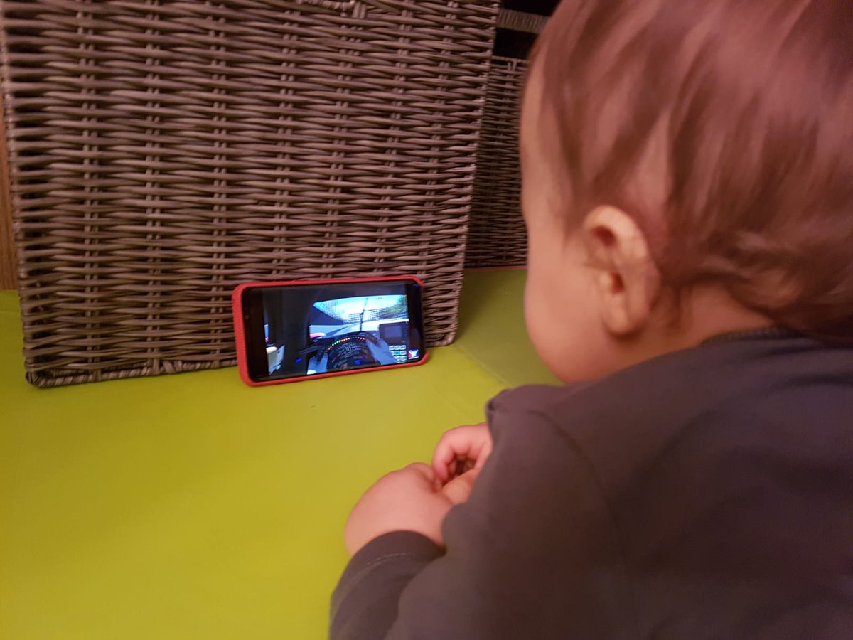 TimoGoerlich's tweet image. Jannis checking out upcoming @iRacing content