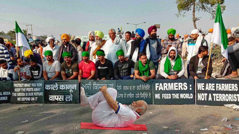 kunalkamra88's tweet image. Prime minister thank you for visiting the protesting farmers 🙏🙏🙏