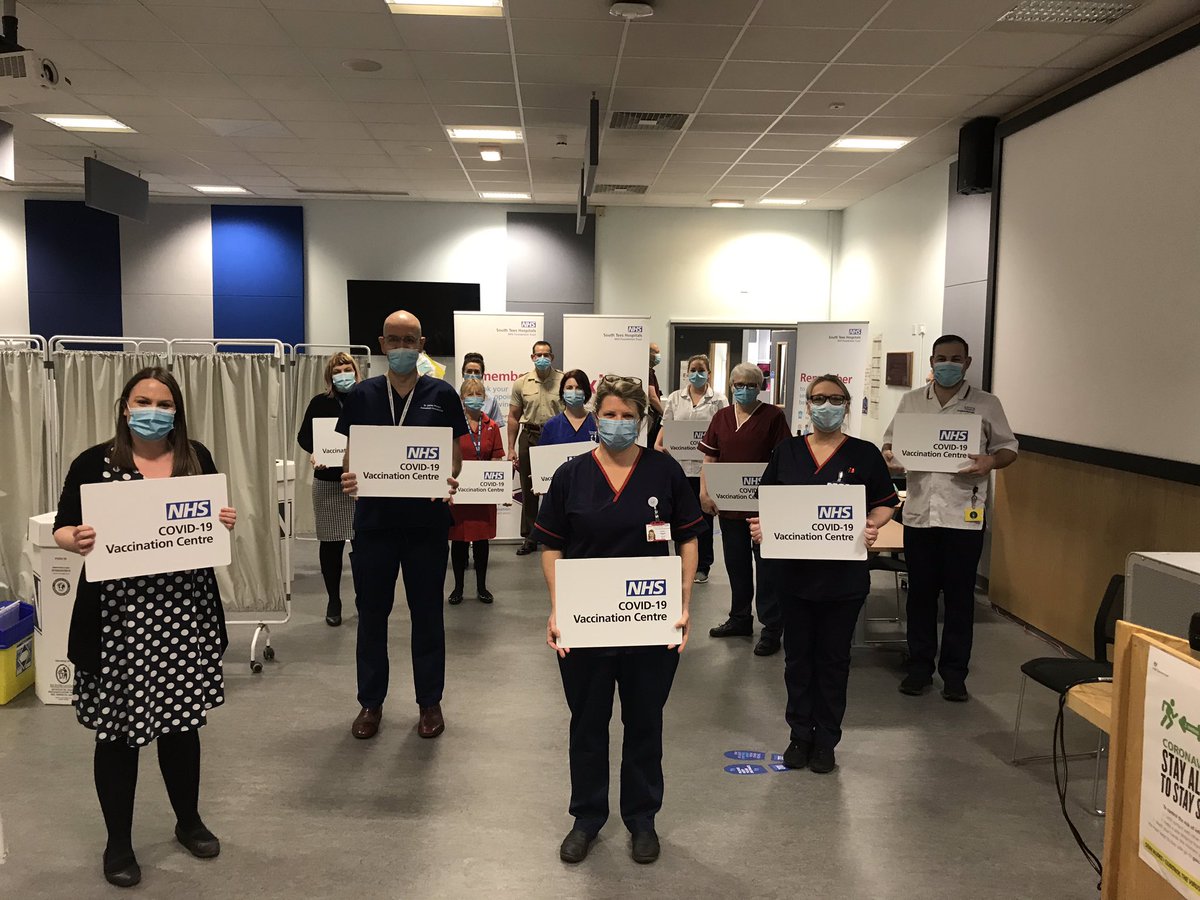 Our amazing COVID-19 vaccination team is ready to begin offering the  vaccine to our patients aged over 80, care home staff and our own staff who are at higher risk from COVID-19, starting this morning. #teesside #northyorkshire #middlesbrough