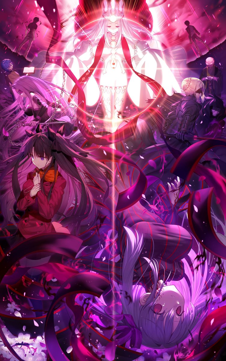 - flawed.2. Unlimited Blade Works-- Confronting the problems with your ideals face to face.3. Heaven's Feel-- Discarding the flawed ideals that Fate and UBW presented to pursue something more valuable.All 3 of these are in a sense Alternate Realities that connect to tell -