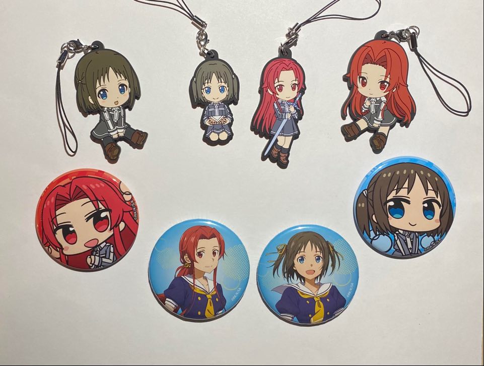 kookygirl8907's tweet photo. #Ronye and #Tiese character lot - comes with 20 items + free Etsy stickers made by me (added sailor Ronye and Tiese buttons from SAO store): https://t.co/ZcYRAzupsD https://t.co/WYcQewqEB5