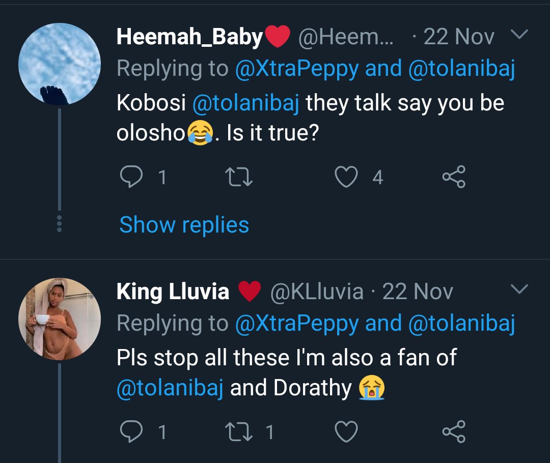 Just last week explorers body shamed Erica all in the name of defending her she is now coming to say Am NoT PeRfEcT but am me.I hate people that use the pity party card anyhow. Dora has mastered the act of pretending and she can't say she doesn't see how low her fans go.