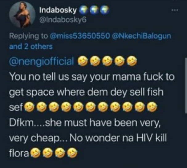 Y'all need to grow up and understand that for every action there's a reaction, you need to learn to take responsibilities with your full chest. The show is over, you don't need votes anymore, so you need to stop acting the victim when you're infact the assailant. Focus on Dora.