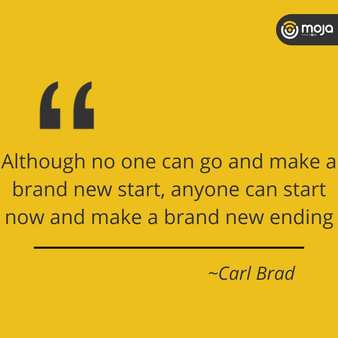 "Although no one can go and make a brand new start, anyone can start now and make a brand new ending "  ~Carl Brad
#tuesdaythoughts