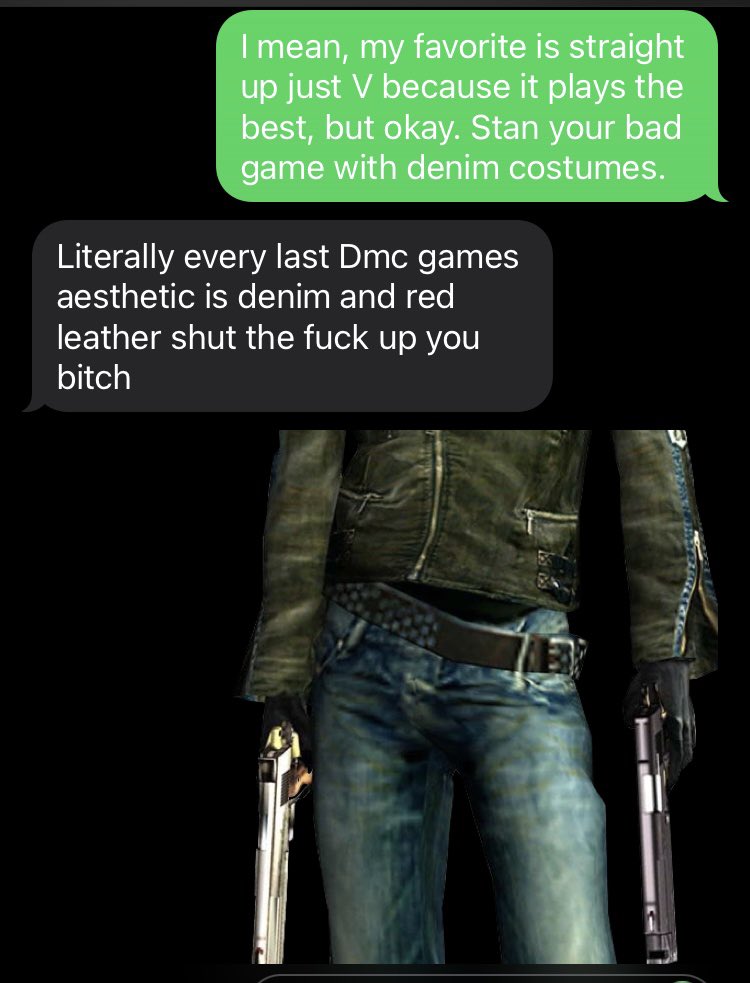 ChrisCabion's tweet photo. Discussing the Devil May Cry series: a thread and shitpost. #dantevergil #DMC5 #DMCV #DMC5SE #dmc2 #DevilMayCry #DevilMayCry5 #shitpoststatus https://t.co/qjbCG8O9am