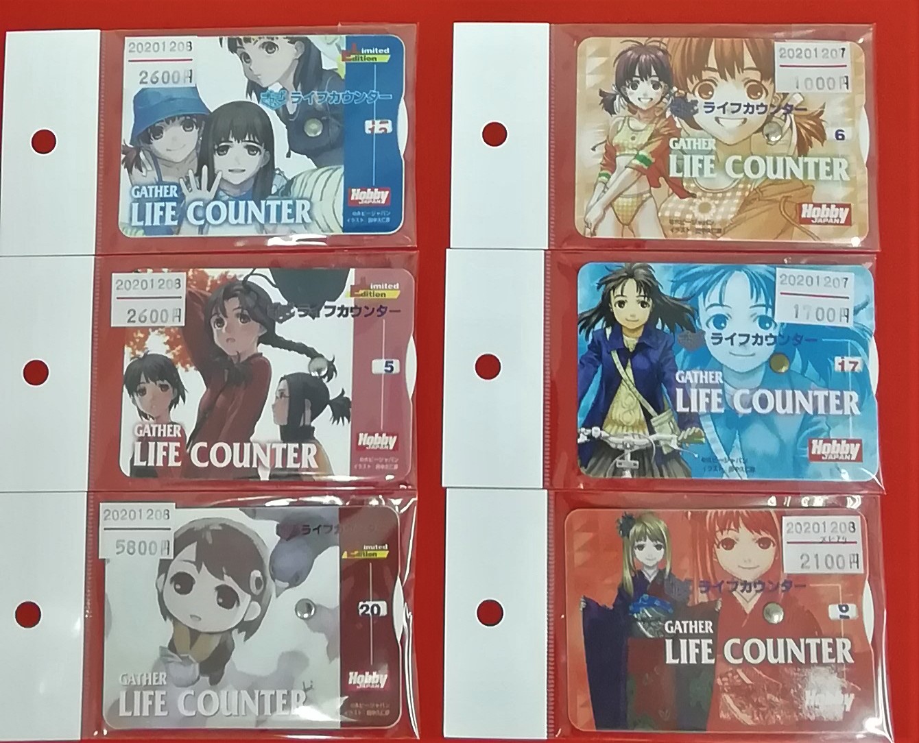 MTG ぎゃざガール ライフカウンターとマウスパッド 新品 未開封 4点セット-