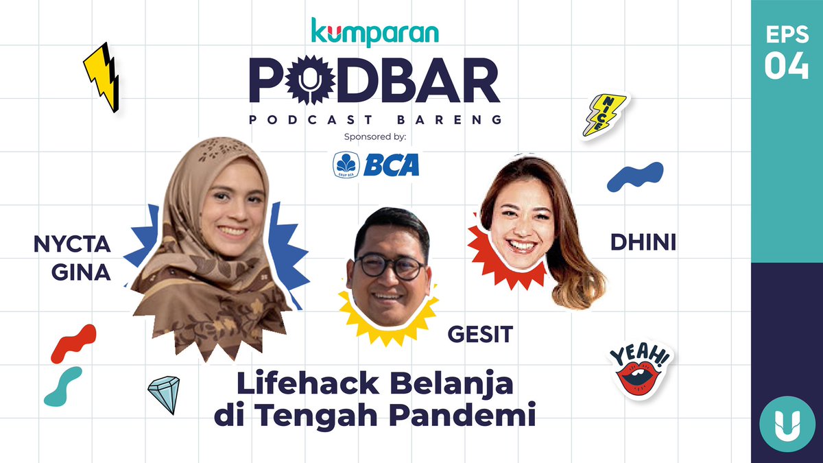 Hayoo, ngaku! Siapa yang selama di rumah aja jadi sering belanja online?! 😋🛒
Nycta Gina, Gesit dan Dhini di PodBar Kumparan punya lifehack belanja di tengah pandemi loh! 😎
Penasaran? Yuk, dengerin di bca.id/39OXR5G
