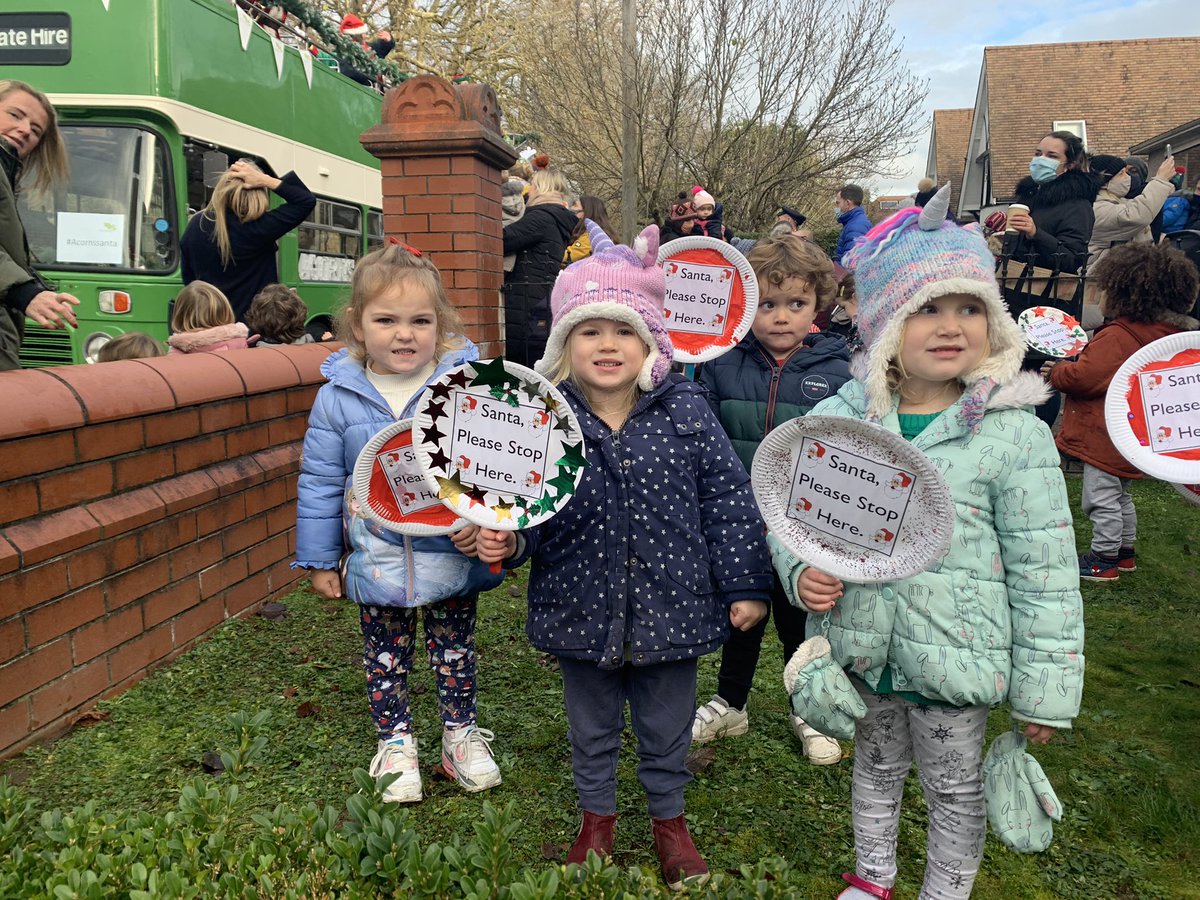 acornsnurseries's tweet photo. Merry Christmas Acorns Whitchurch! Everyone was excited to see the Acorns Santa Bus #acornssanta https://t.co/EbFU9bKqxd