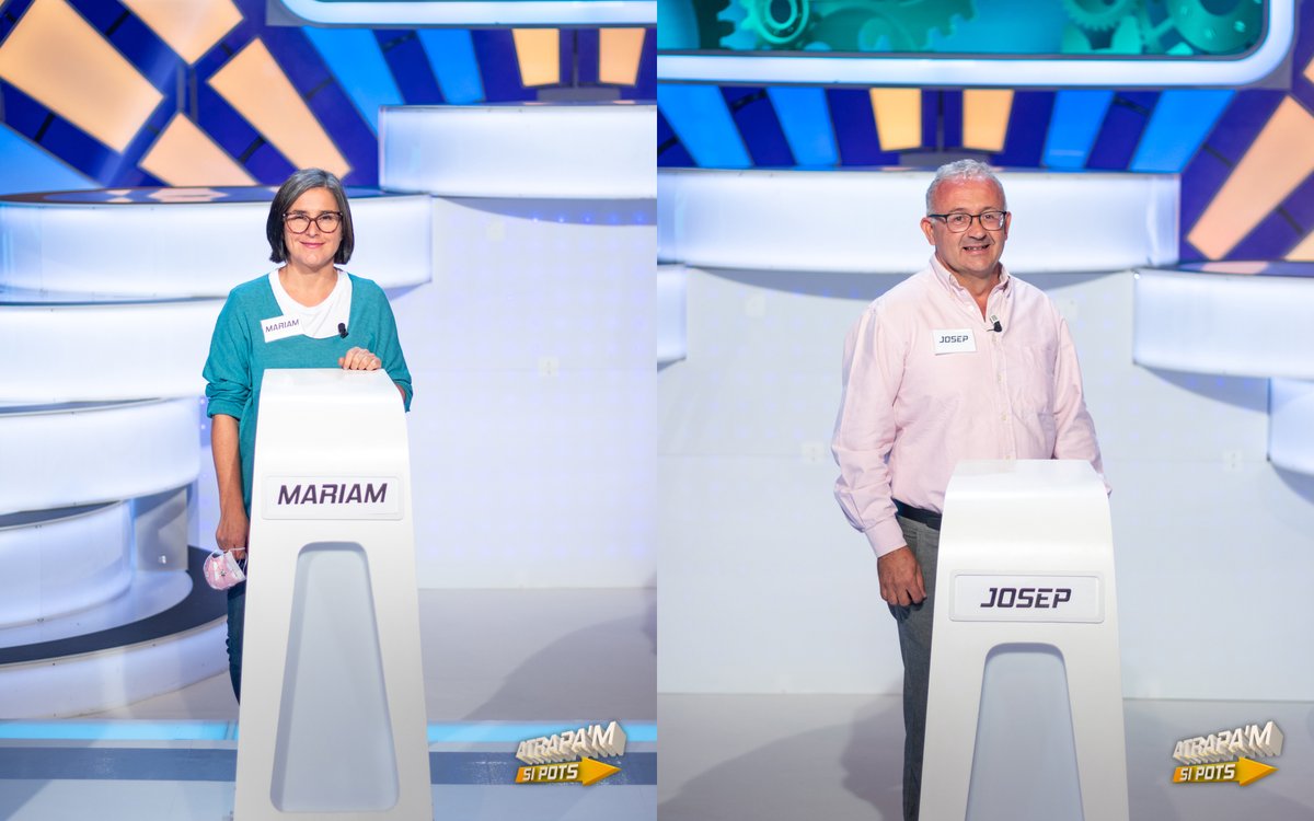 AtrapamAPunt's tweet photo. Els concursants de hui dimarts són:⁠

👤 @JosepDavidGrau de Sueca
👤 @djbrnatcamarasa d'Alzira
👤 @mariam_amb_m de Gavarda
👤 Josep de Vinaròs
👤 Carmen de València 
👤 Toni de Riba-roja 

🕒 A les 15.10 h, #AtrapamSiPots en @apunt_media. https://t.co/tleiyxxLNY