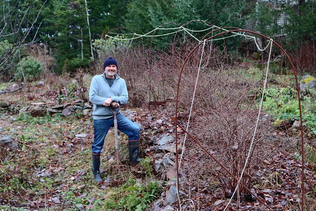 HaskapHighland's tweet photo. Charley's secrets of growing #garden #haskap
These are his orig 6 plants,his pride &amp; joy!
He gives them tons of TLC ! 
Just before winter.. compost,wood ash &amp; loads of leaf mulch🍂🍃
Result is 30 plus lbs of blue-licious,  haskap in early July 
From #farm to table.
#gardenlife https://t.co/0Jfo3FCn9c