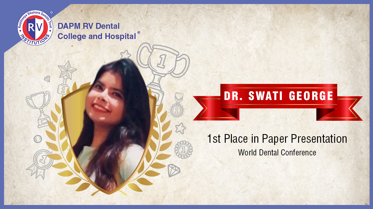 RVInstitutions's tweet photo. At the World Dental Conference 2020, our students were awarded for their poster and paper presentations. From #DAPMRVDC we congratulate them for their achievements and for inspiring us &amp; our students.
 
#RVInstitutions #Achievement #RVAchievers #GoChangeTheWorld https://t.co/YE9aVBKMGd