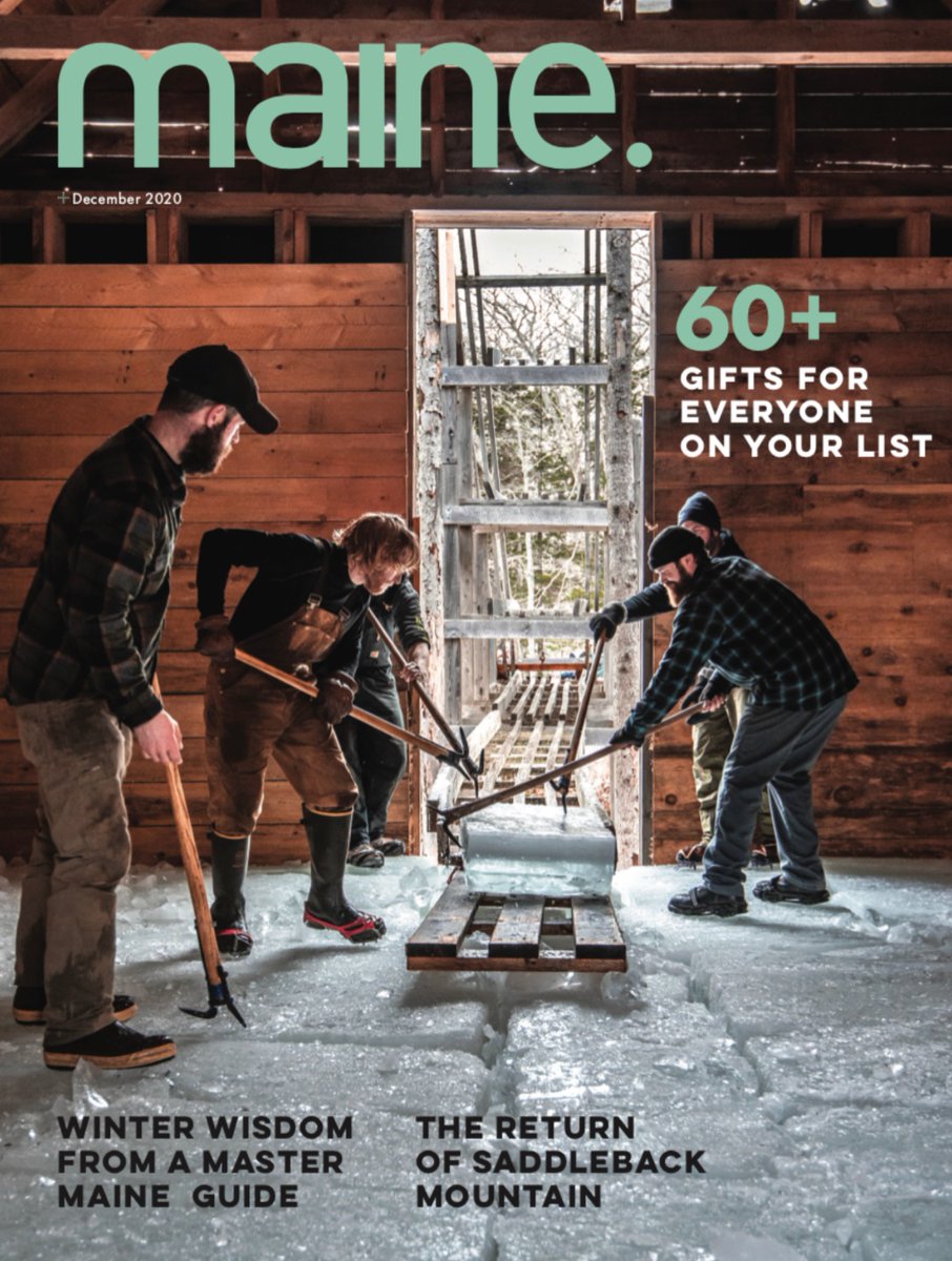 portland maine winter outside dining on Maine Magazine Themainemag Twitter