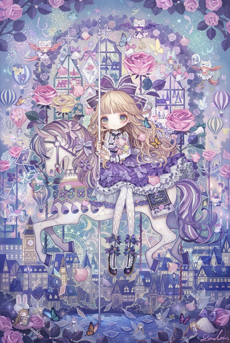 「この4枚…! #これが私の代表作 」|城咲ロンドンのイラスト