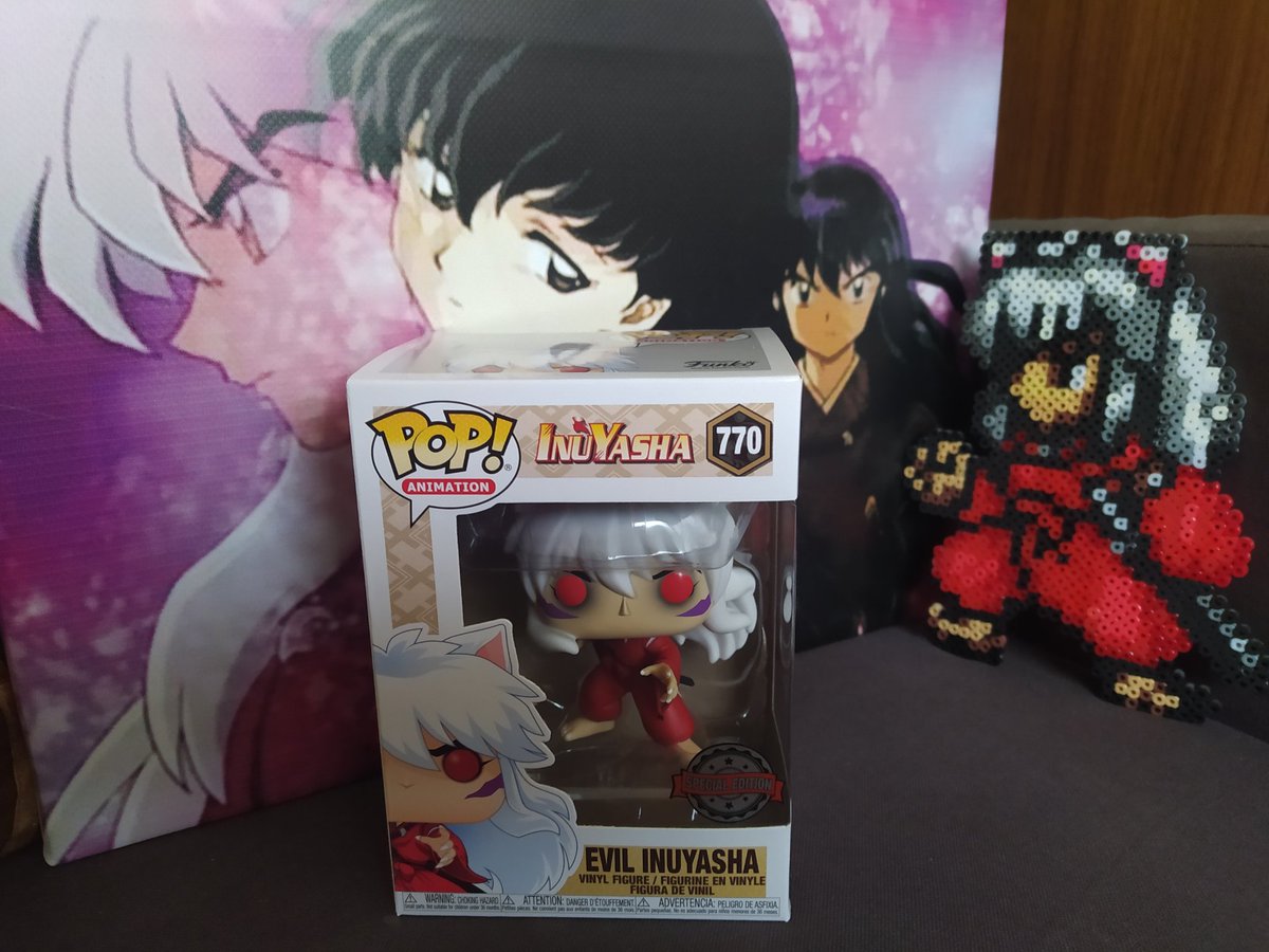 Sndr_A02's tweet image. Ayer me llegó por fin y la verdad es que estoy muy contenta 😍 @popcultcha #funkop #Funko #inuyasha