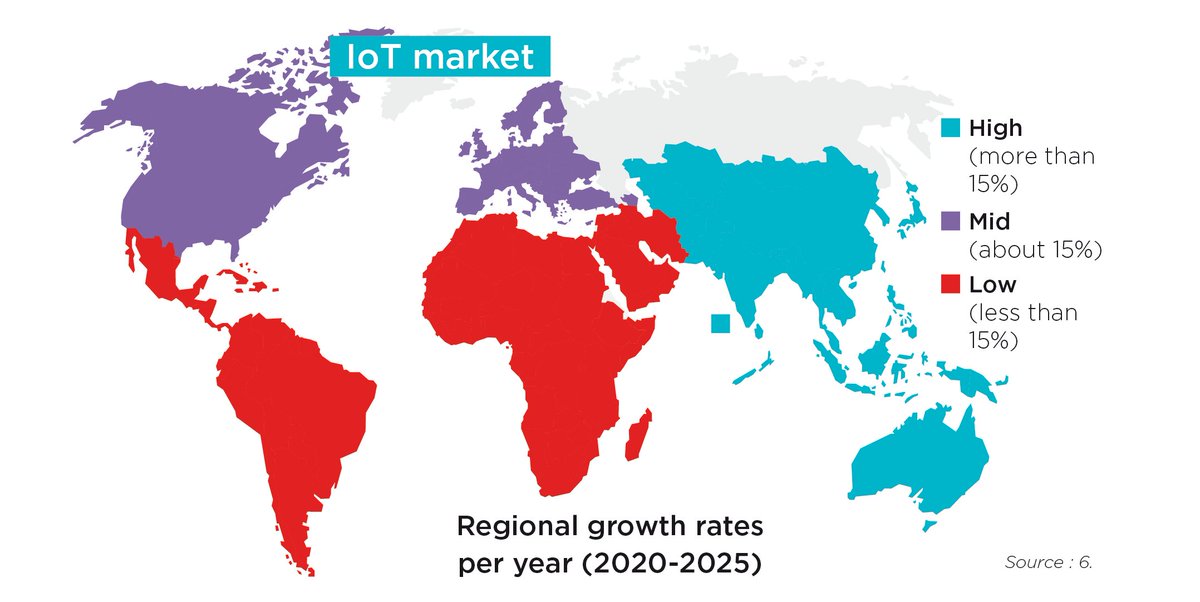 veoliaconnected's tweet image. The market for #IoT is growing day by day. Here is a picture of the growth of this market in the world.
#environmental_iot