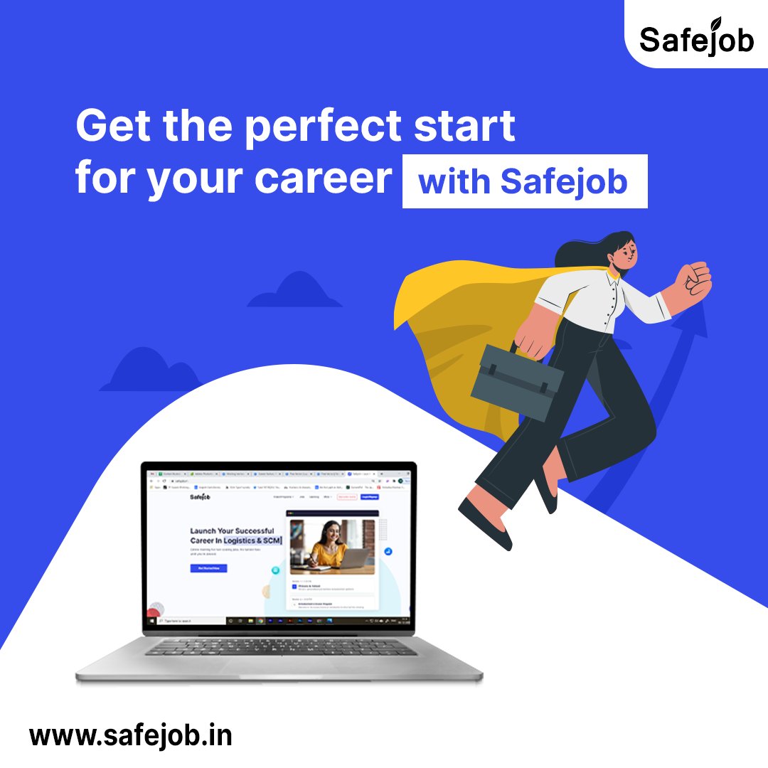 Safejob1's tweet photo. Safejob is one of India’s leading digital platform for education, upskilling and placement in India's top companies. 
Try our courses :
Inside Sales: https://t.co/1SSsUMtq6r
Operations: https://t.co/Fd3UdcUUYO
Logistics &amp; Supply Chain: https://t.co/N7bh0DInZB
#job #safejob https://t.co/1pvEVZzDwW