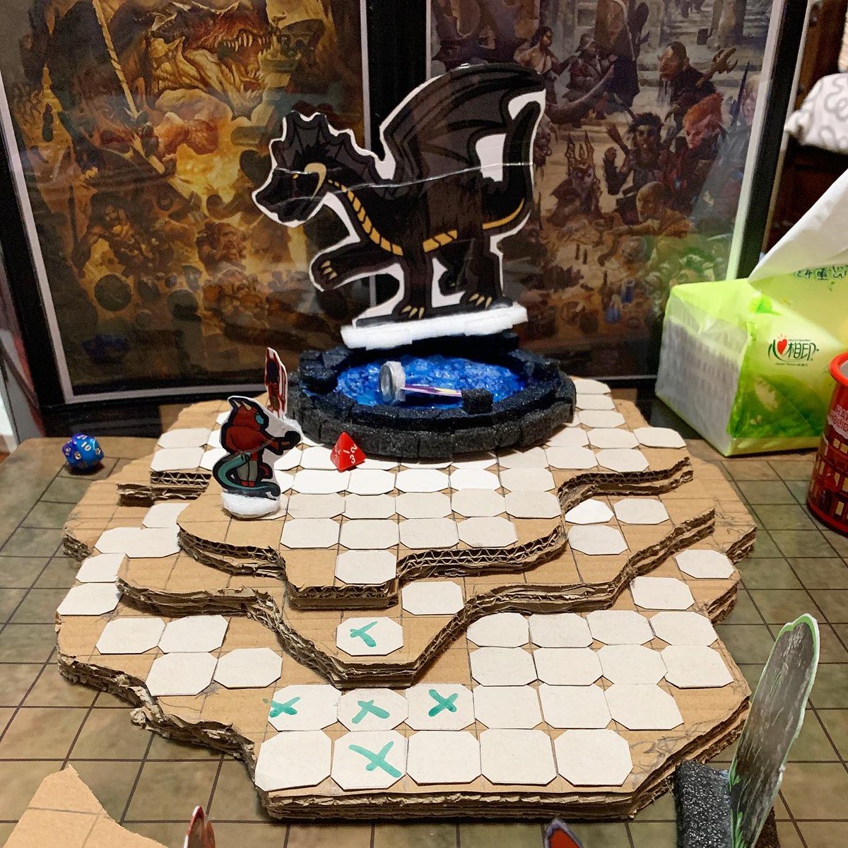 DaddyBird's tweet photo. Scenes from last Sunday’s Dungeons & Dragons session, the climax of our current campaign. It was a dirty win, but we saved the day in the end. 🎉
#DungeonsAndDragons #DnD #DnD5e #DnDhomebrew #EmeraldEnclave #LarkinTuiaezel #ClericLyfe #Phlan #PoolOfRadiance https://t.co/jbycRyPoKx