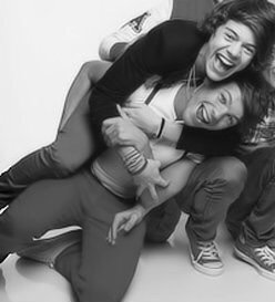 they are holding hands...