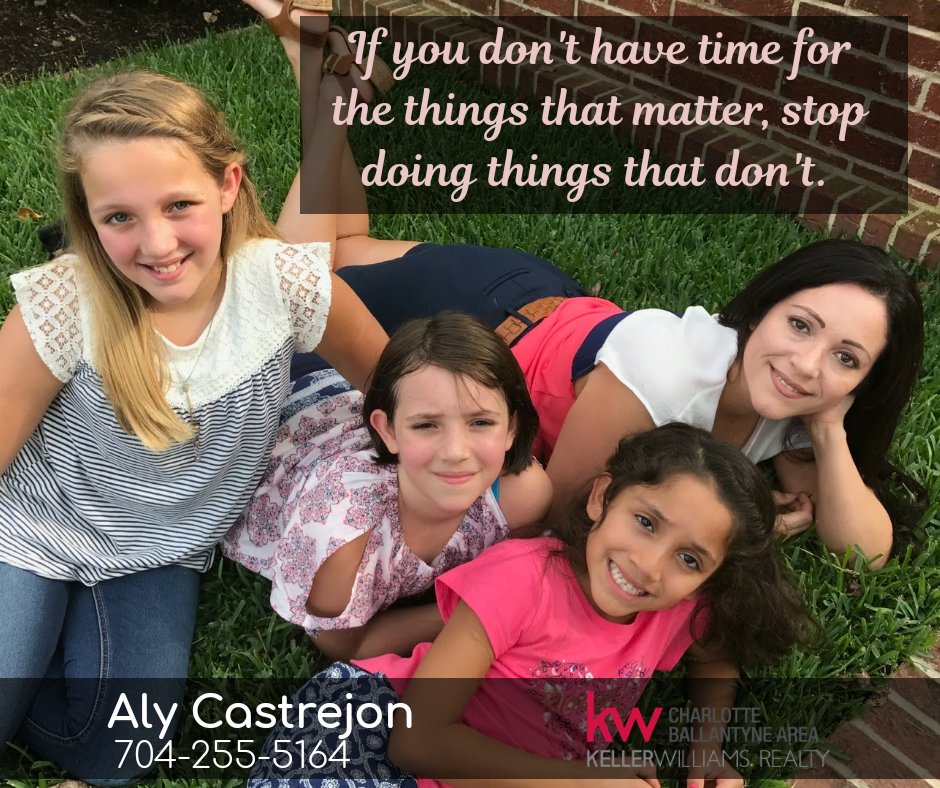 RealtorAly's tweet photo. Don't forget to make time for those you love!
.
.
Aly Castrejon 
704-255-5164 
alycastrejon@kw.com
.
.
#realestate #kw #kellerwilliams #family #mygirls #maketime #remember #northcarolinarealestate #charlotte #familytime #throwback https://t.co/rNuwgChIcc