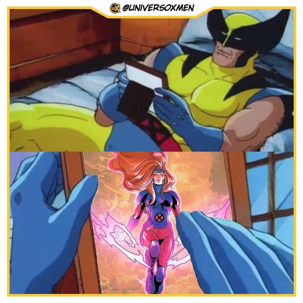 universoxmen's tweet image. #XFUN: Saudades desse uniforme, minha filha?