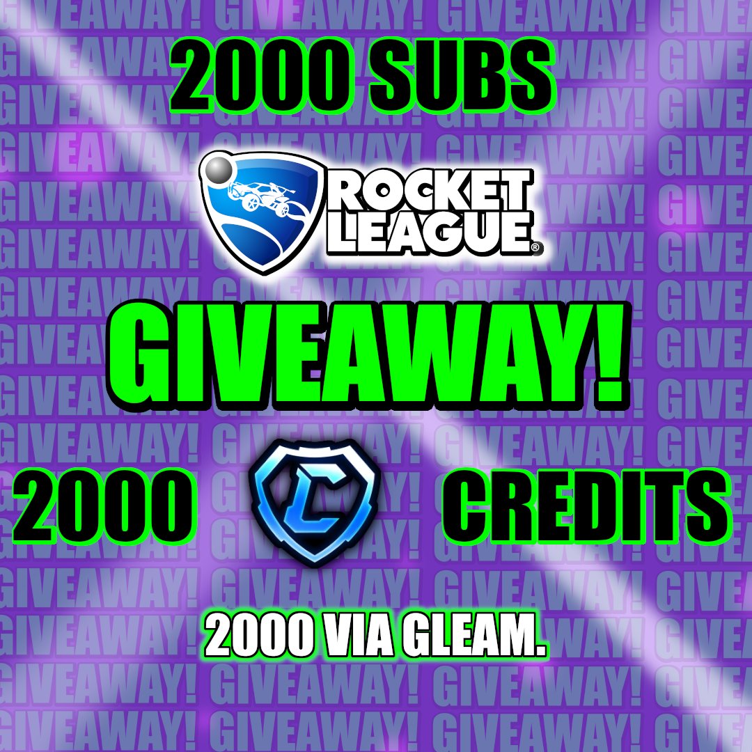 GenericGhostYT's tweet photo. 2000 CREDITS GIVEAWAY! ALL PLATFORMS! LINK BELOW & IN BIO! 👀😎 #smallstreamer #smallyoutuber #rocketleague #rocketleaguegiveaway #ggg #genericghostgiveaway #giveaway #genericghost @RocketLeague https://t.co/8VotX0F9Wb