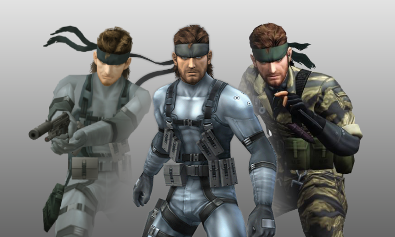 兵隊 スマブラスネークは顔はネイキッド 体はソリッドのキメラなのでややこしく