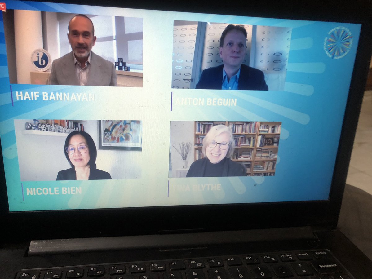 nupur05's tweet image. “Flexibility is crucial”- Anton B - assess cognitive skills 
“Students, teachers need right competencies to learn, unlearn and relearn” Agency  - Nicole B
Interact with developers thoughts who made the software - Tina B 
@iborganization #IBvirtual #pypatggs