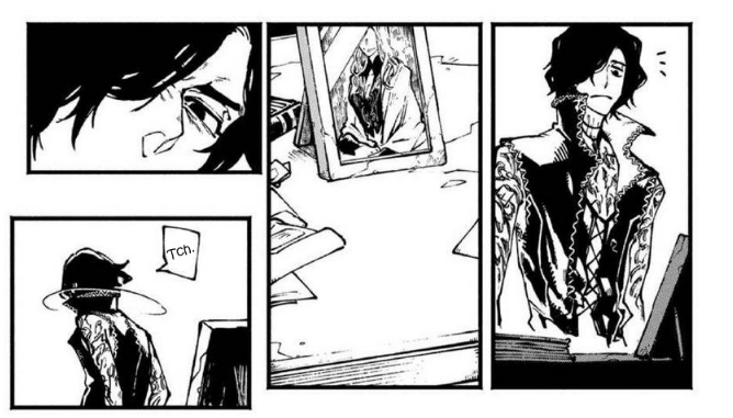 [VoV] Sometimes I think about V's reaction upon seeing Dante keep Eva's photo on his desk 